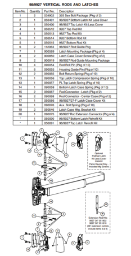 98/9927 Vertical Rods & Latches